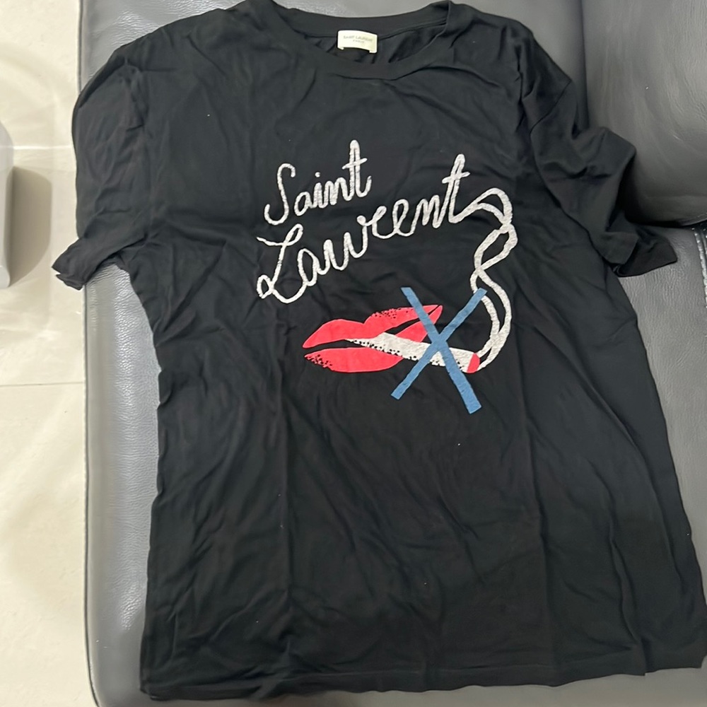 Saint Laurent no smoking t shirt size medium